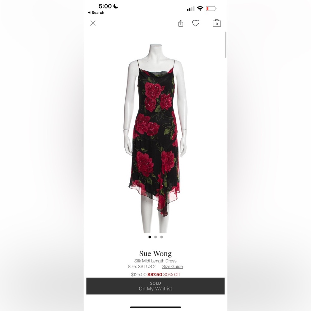 ISO Sue Wong Dress